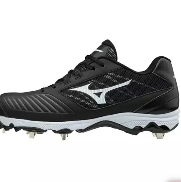 Women's Mizuno 9-Advanced Sweep 4 Metal Softball Cleats Size 8.5 - Picture 1 of 3
